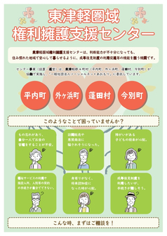 権利擁護支援センター住民向けチラシ