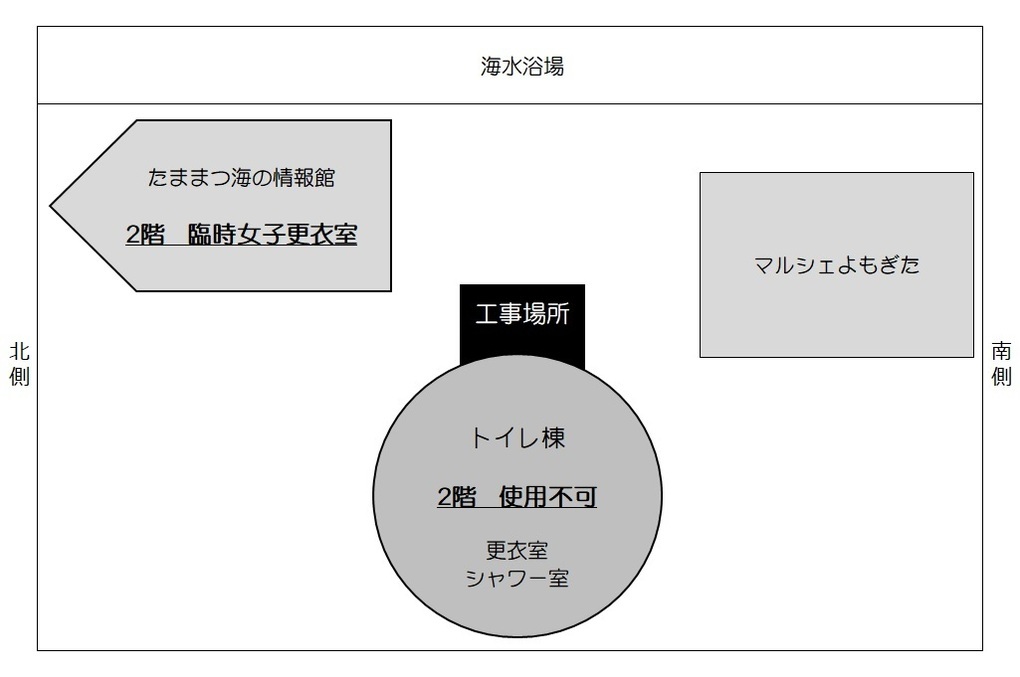 更衣室位置図